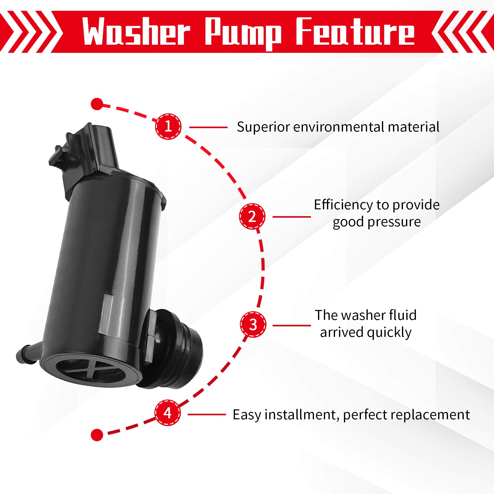 Amazon | Windshield Washer Pump for Toyota/Lexus – otuayauto工場OE